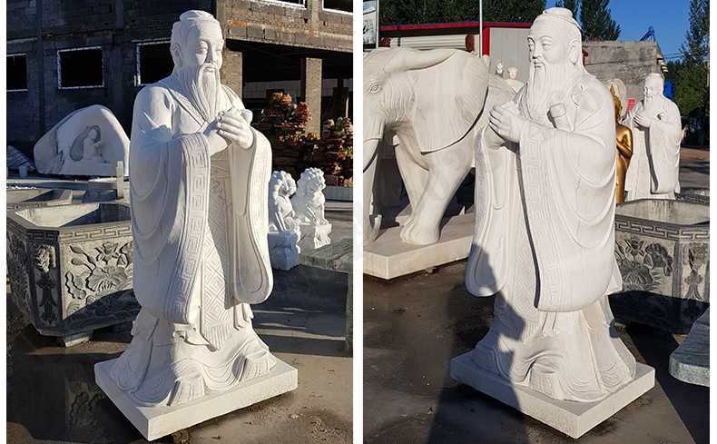 校園孔子像，學(xué)校孔子雕像，孔子景觀雕塑