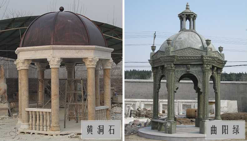 歐式景觀亭子，石雕大理石亭子，河北涼亭廠家