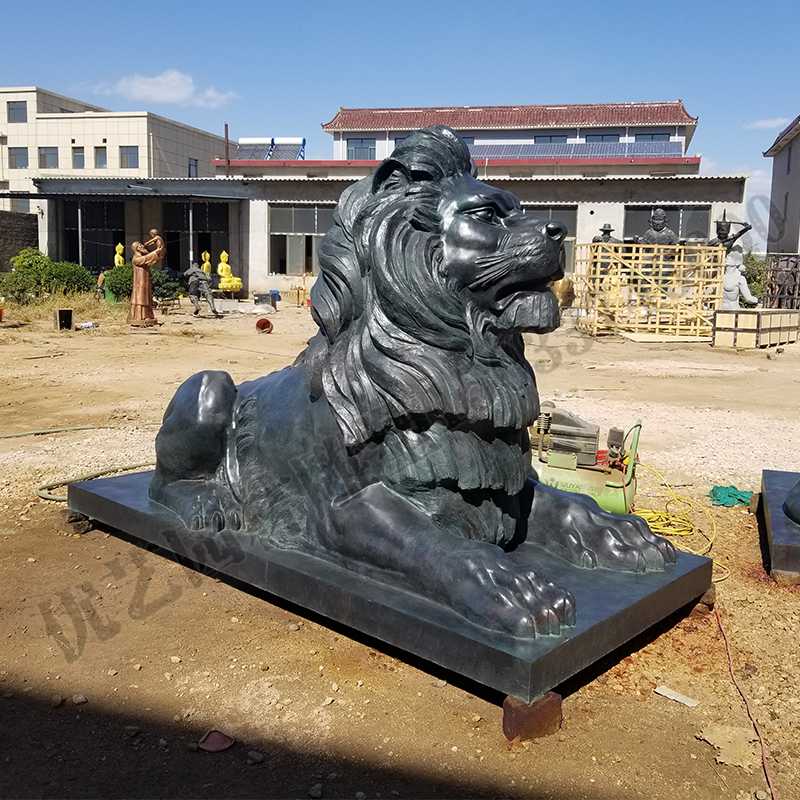 匯豐銅獅子，銅雕塑廠家，歐式銅獅子，銀行銅獅子雕塑