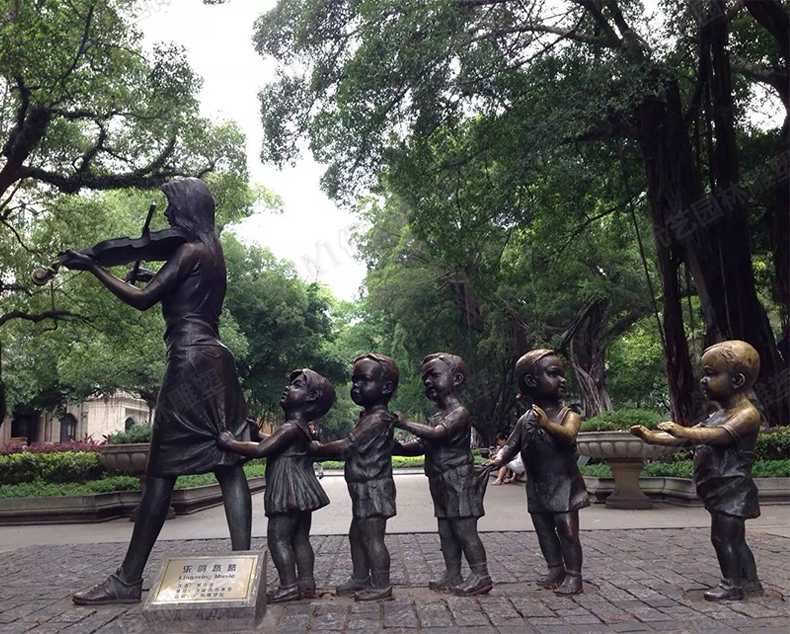 銅人物雕塑，銅小孩雕塑