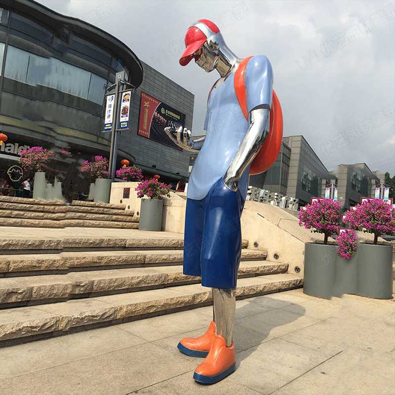 不銹鋼人物雕塑，不銹鋼雕塑工廠